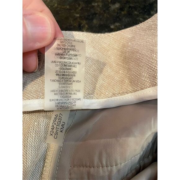 Calvin Klein Women's Plus Size 18 Beige Straight Leg Pants Casual - Picture 11 of 12